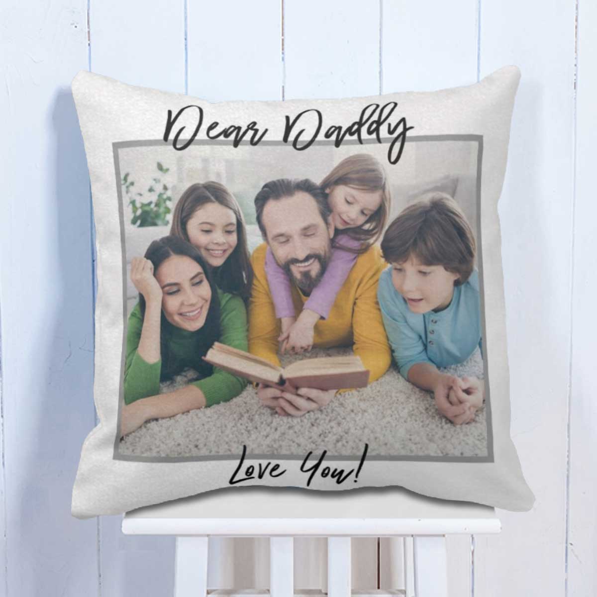 Dear Daddy Personalised Cushion