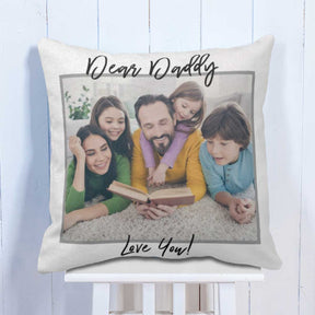 Dear Daddy Personalised Cushion