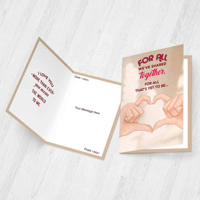 You mean the World to me Greeting Card