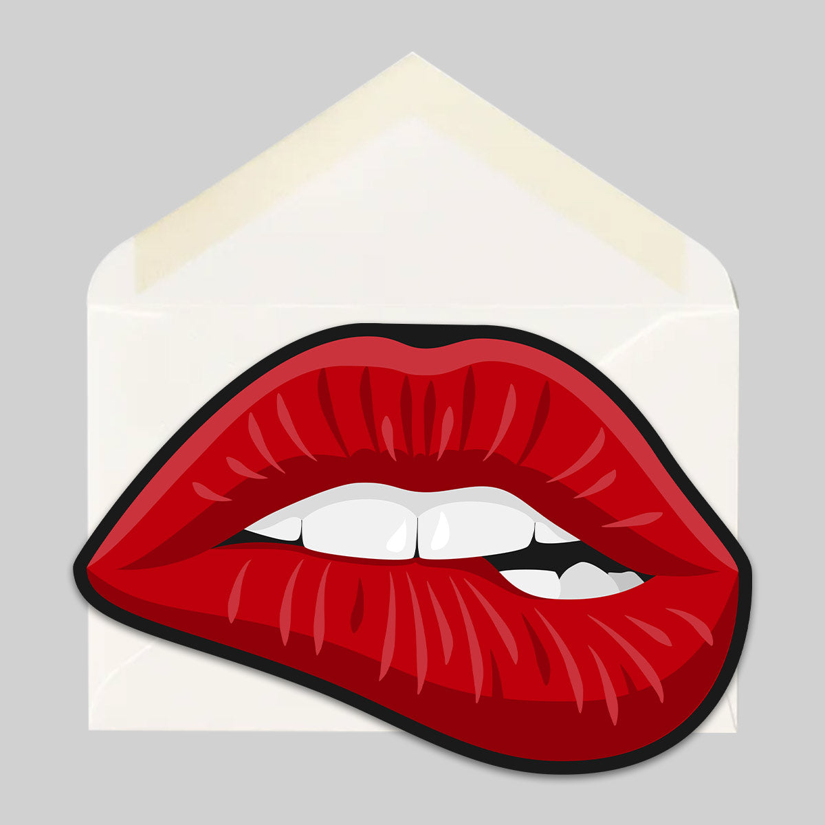 Sexy Lips Greeting Card