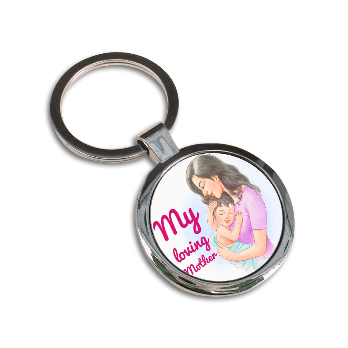 My Loving Mother Metal Keychain