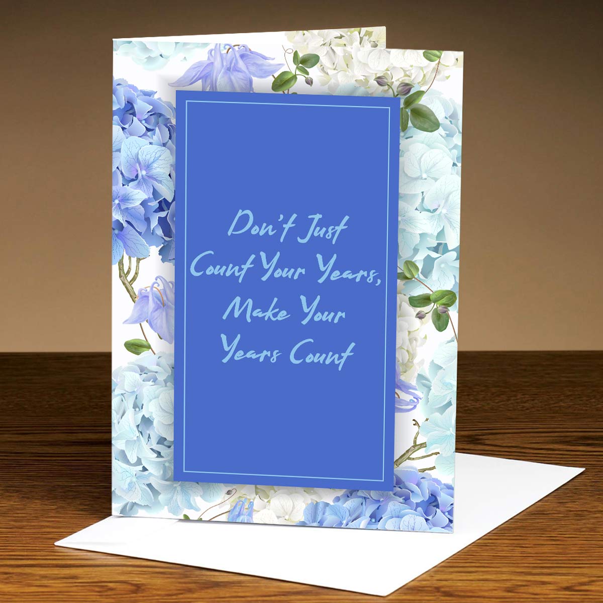 Personalised Make Your Years Count Birthday Greeting Card