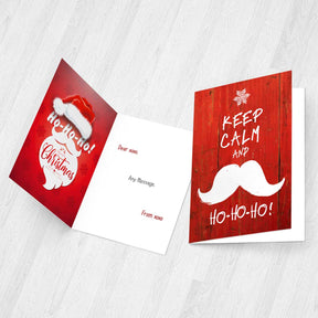 Keep Calm and Ho Ho Ho Christmas Card