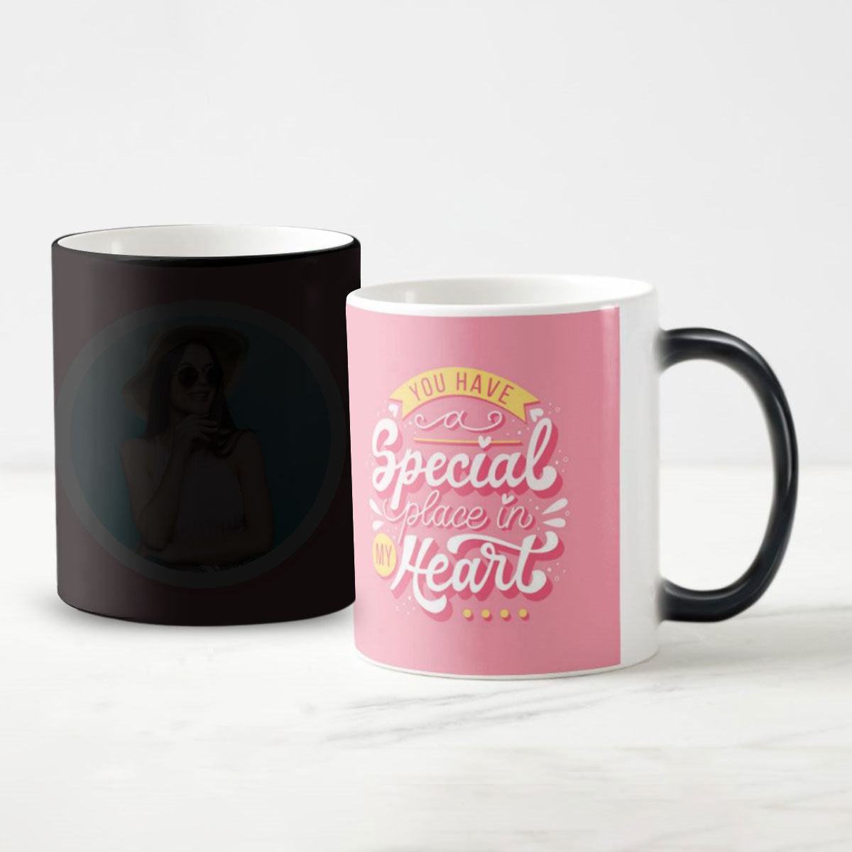 Personalised You have a Special Place in my Heart Magic Mug-1