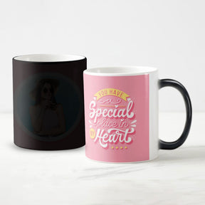 Personalised You have a Special Place in my Heart Magic Mug