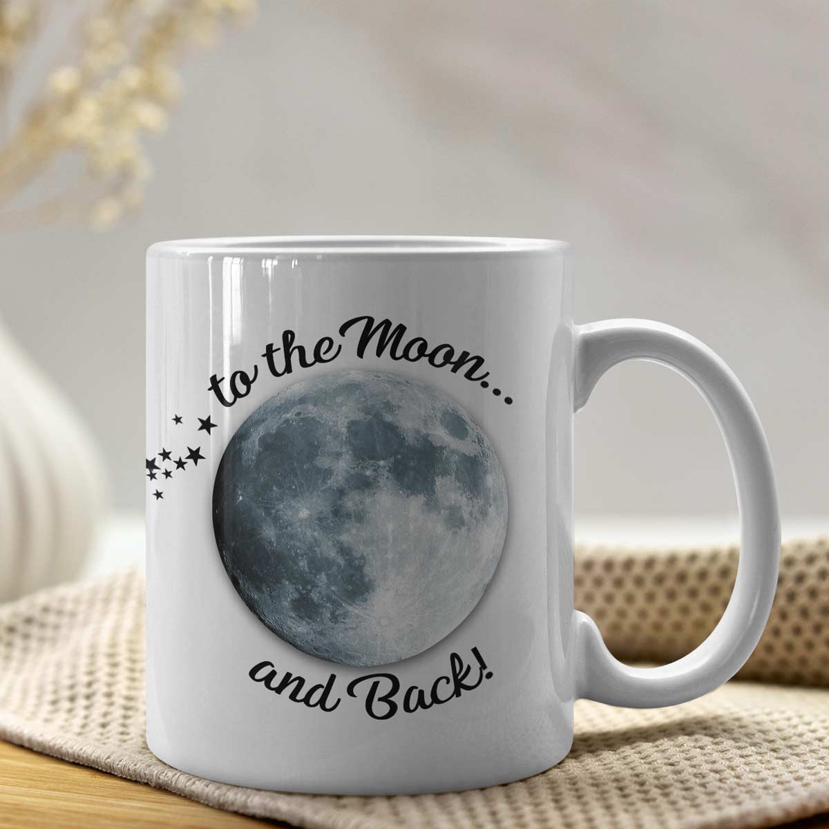 Personalised Love you to the Moon and Back Coffee Mug-2