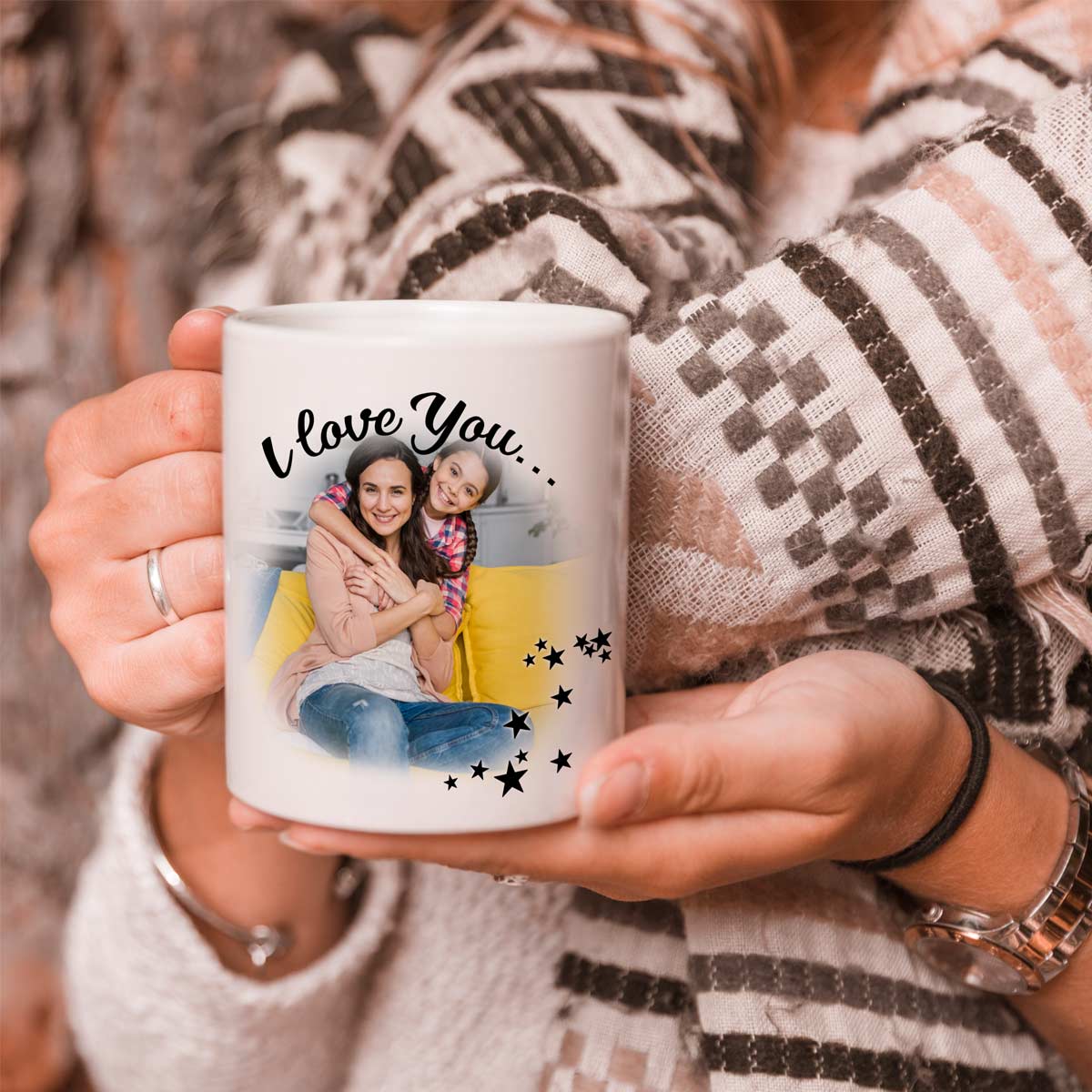 Personalised Love you to the Moon and Back Coffee Mug-1