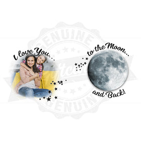 Personalised Love you to the Moon and Back Coffee Mug