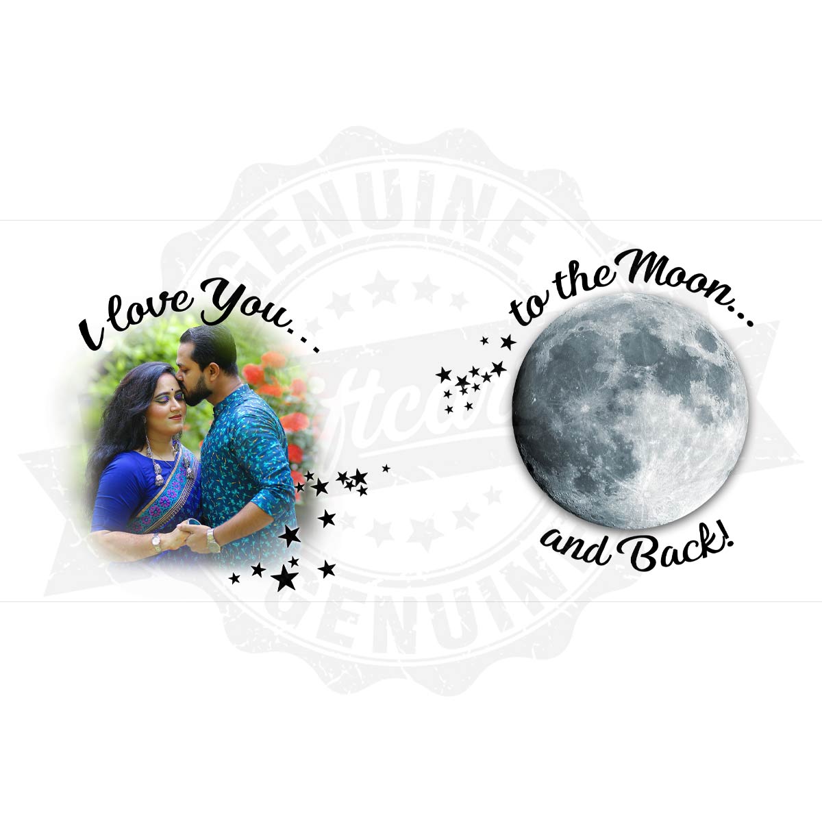 Personalised Love You to the Moon and Back Coffee Mug