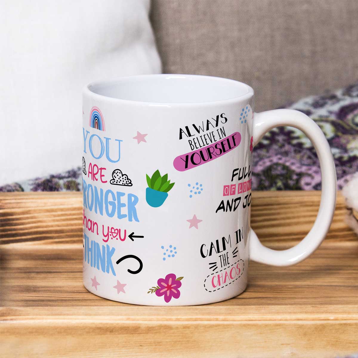 You are Stronger than you Think Coffee Mug-1