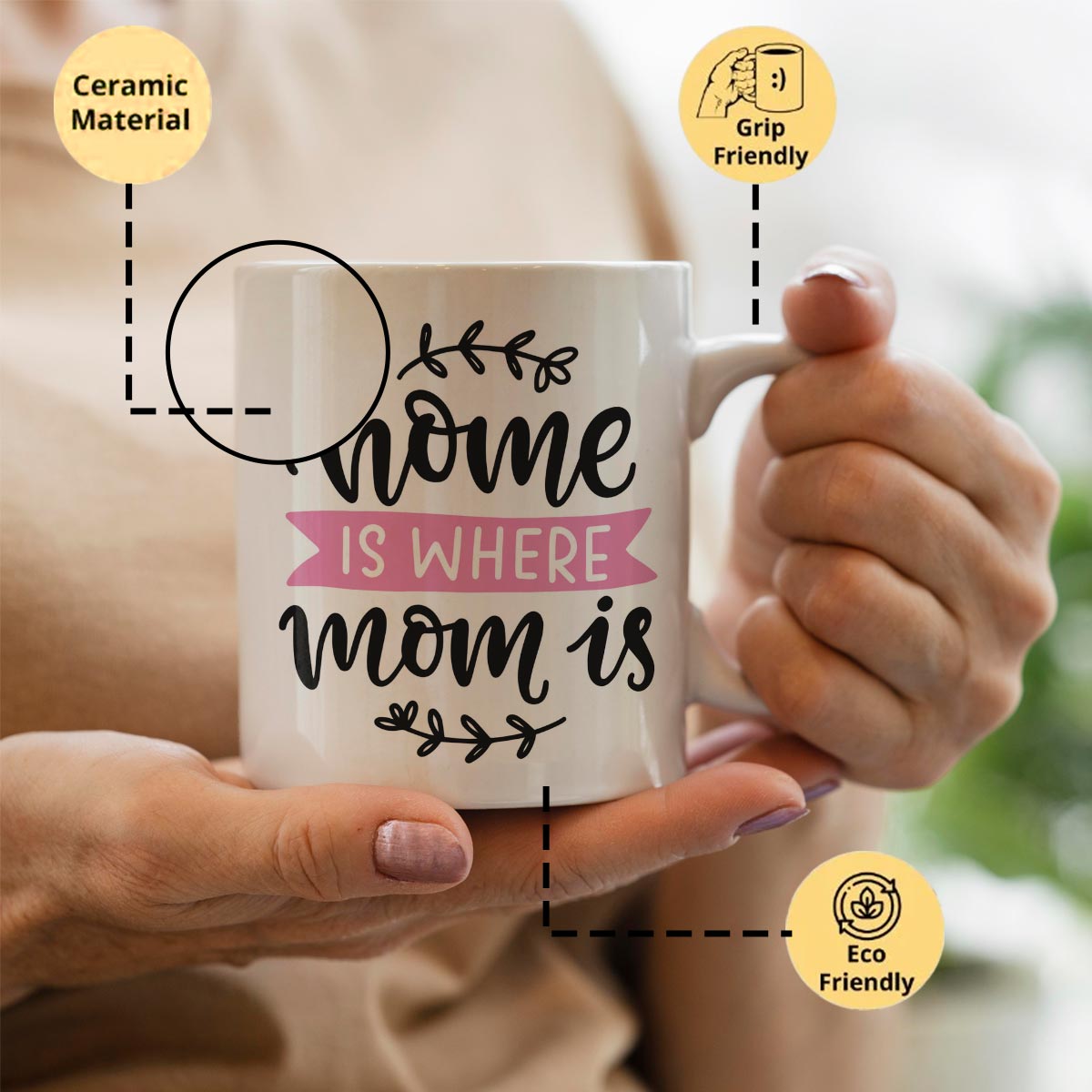 Home is where Mom is Coffee Mug