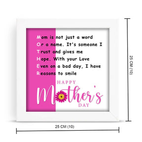 Happy Mothers Day Frame