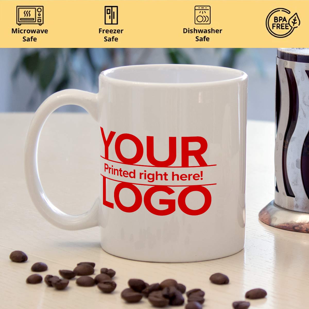Personalised Business Logo Coffee Mug