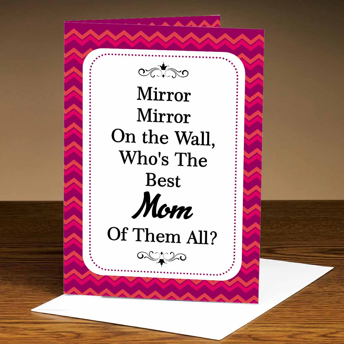 Personalised Who is the Best Mom Mirror Card-2