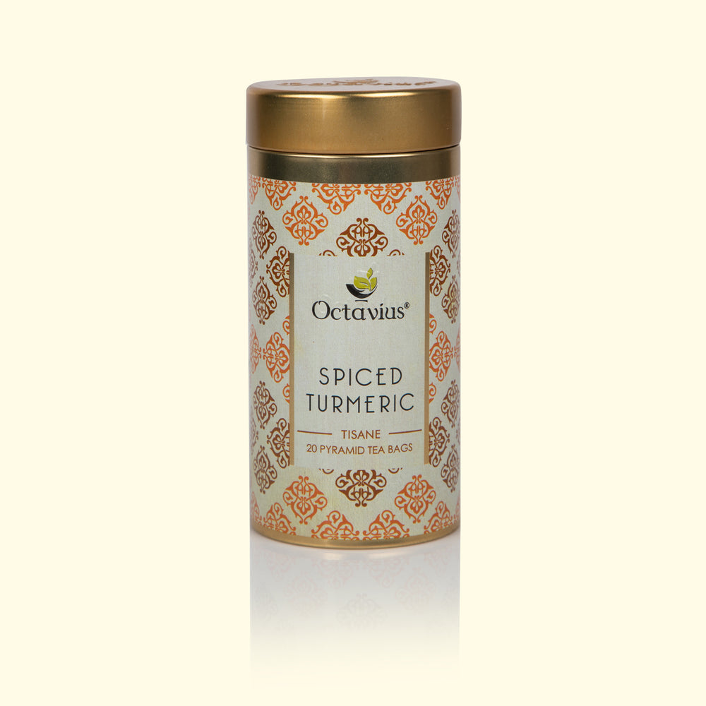 Spiced Turmeric Tea (20 Pyramid Tea Bags)-4