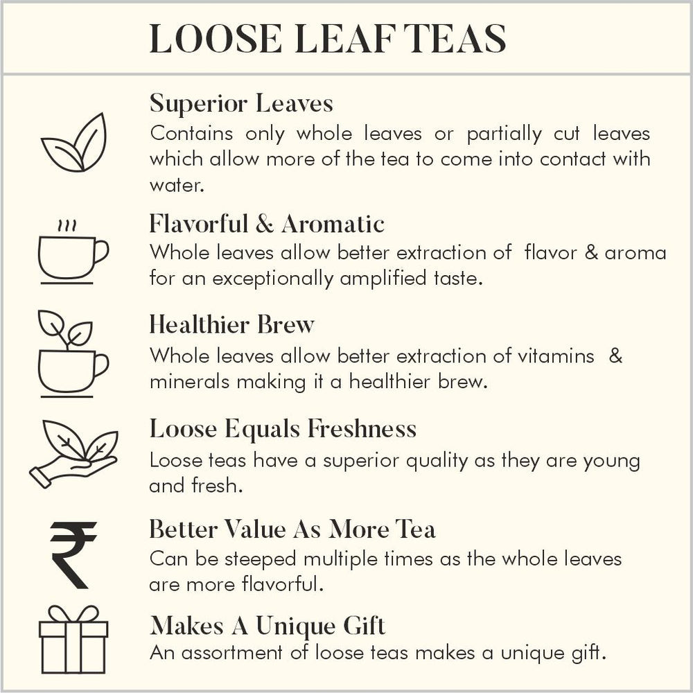 Tulsi Lemongrass Green Tea Loose Leaf - 75 Gms Tin Can