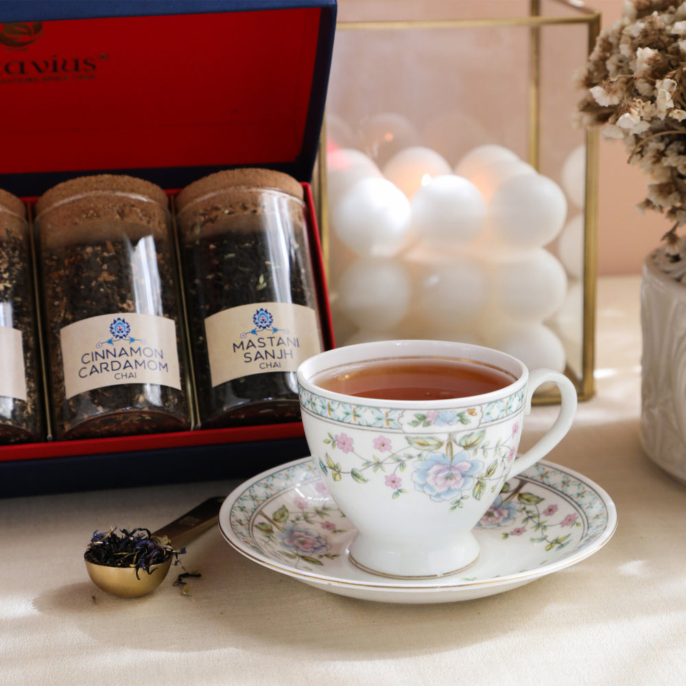 Tea Time Treasure-Charming Chais (4 Assorted Loose Leaf Black Teas)-2