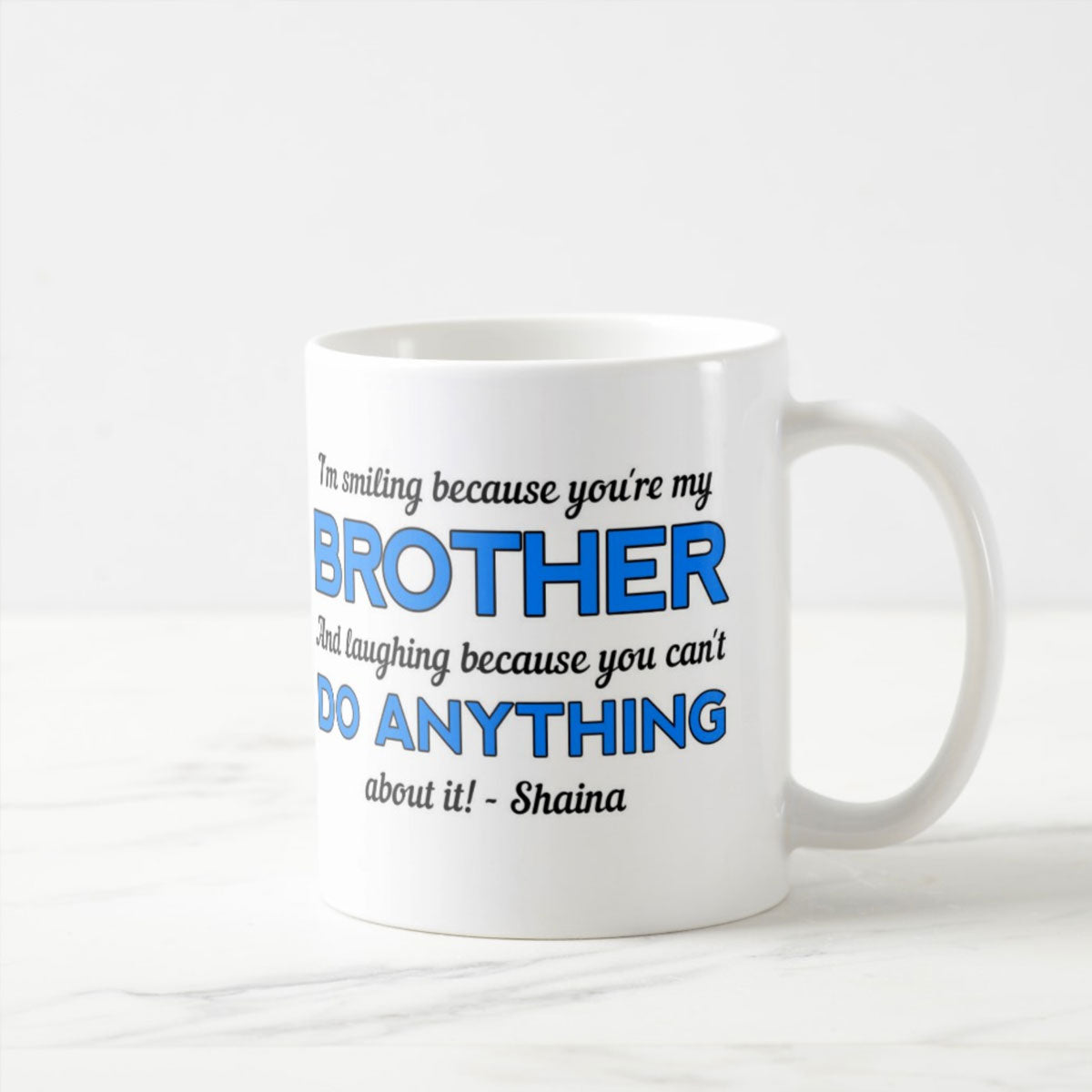Personalised Tease Brother Mug