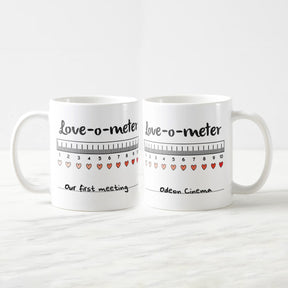 Love Meter Mug Set of 2