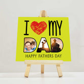 Personalised I Love My Dad Mini Easel