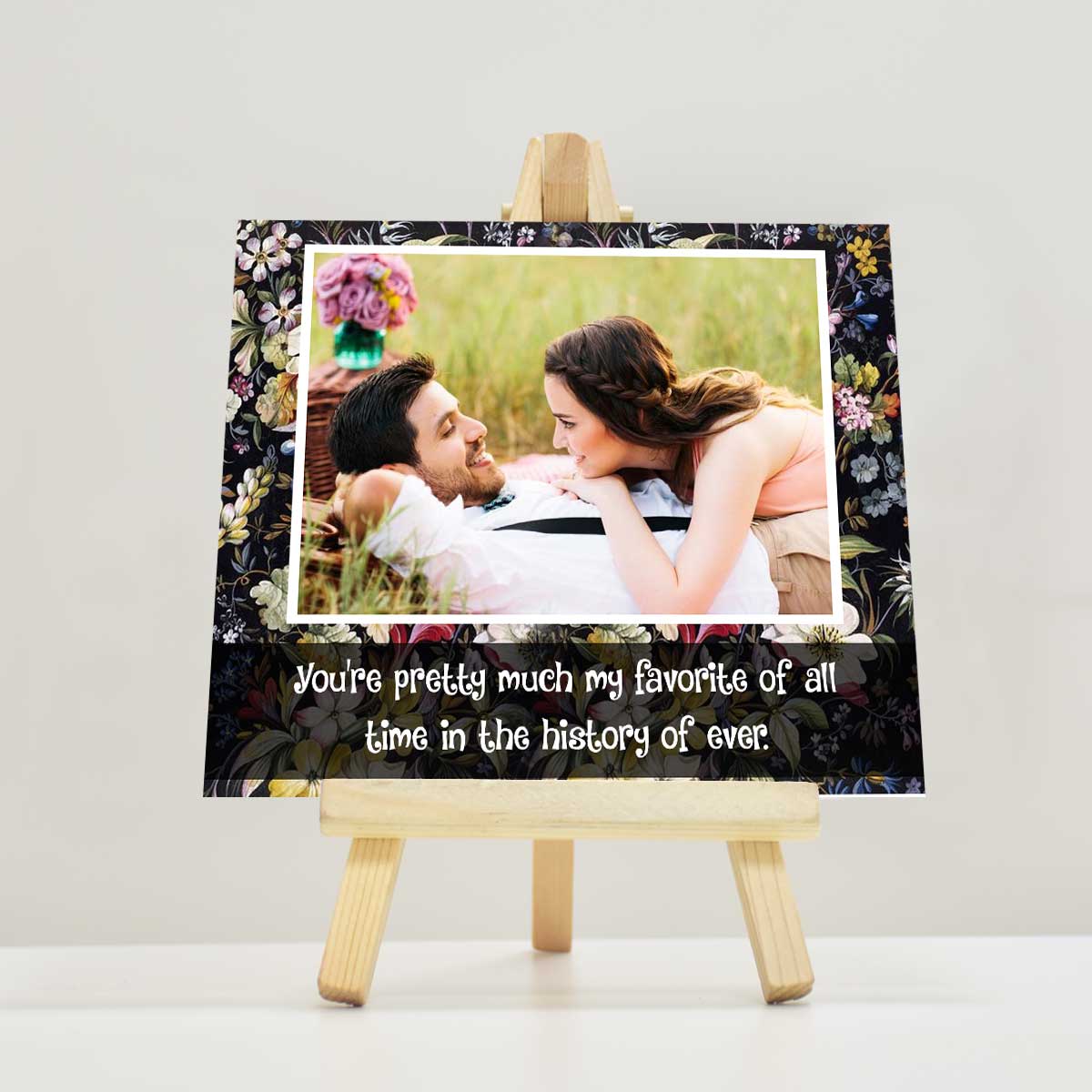 Personalised You Are My Favorite Mini Easel-1