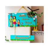 Indian Airforce Themed Family Nameplate