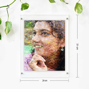 Personalised Photo Mosaic Poster Frame