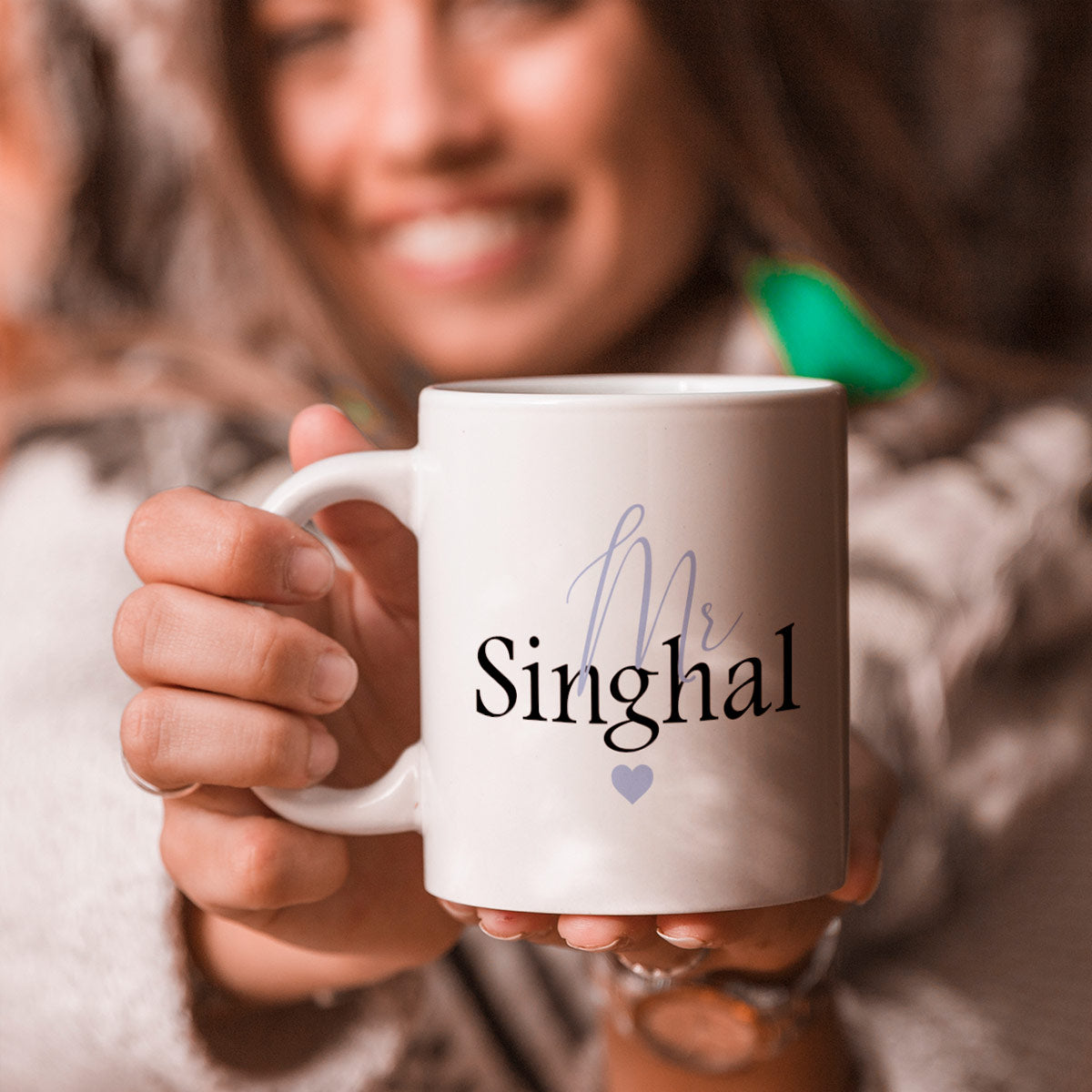 Personalised Couple Name Mug Set