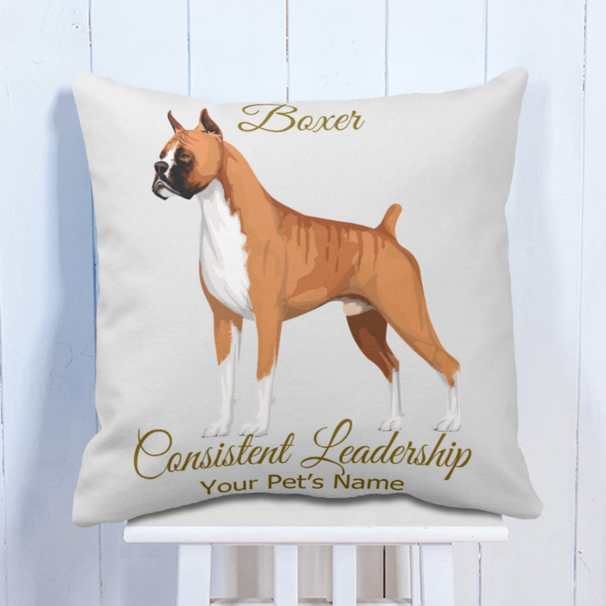 Personalised Boxer Cushion