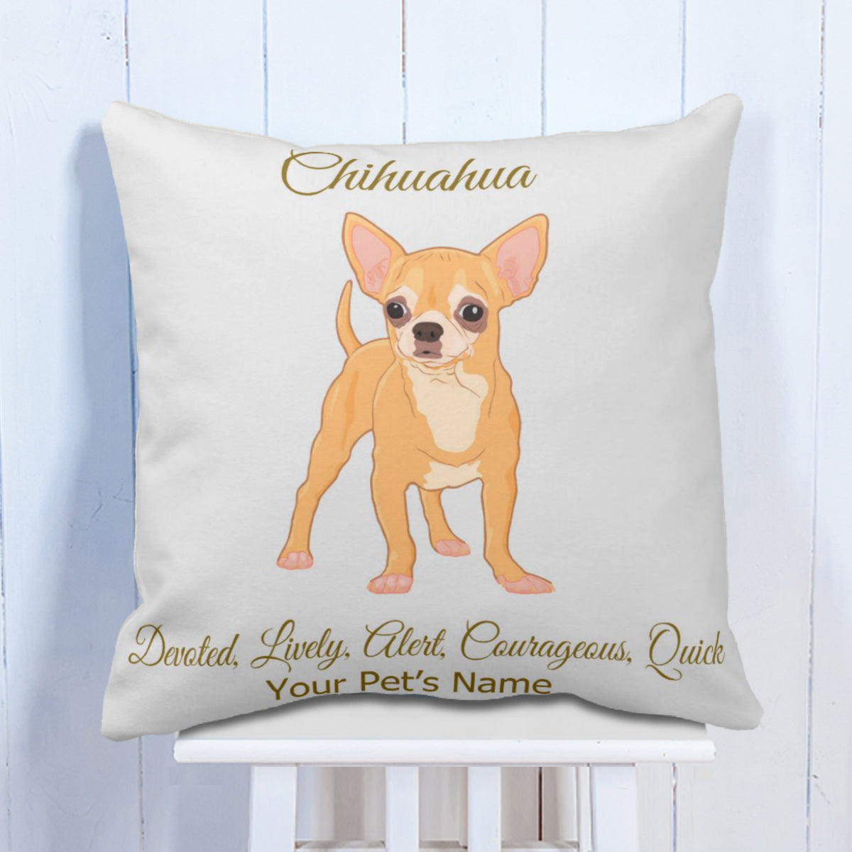 Personalised Chihuahua Cushion