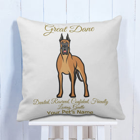 Personalised Great Dane Cushion