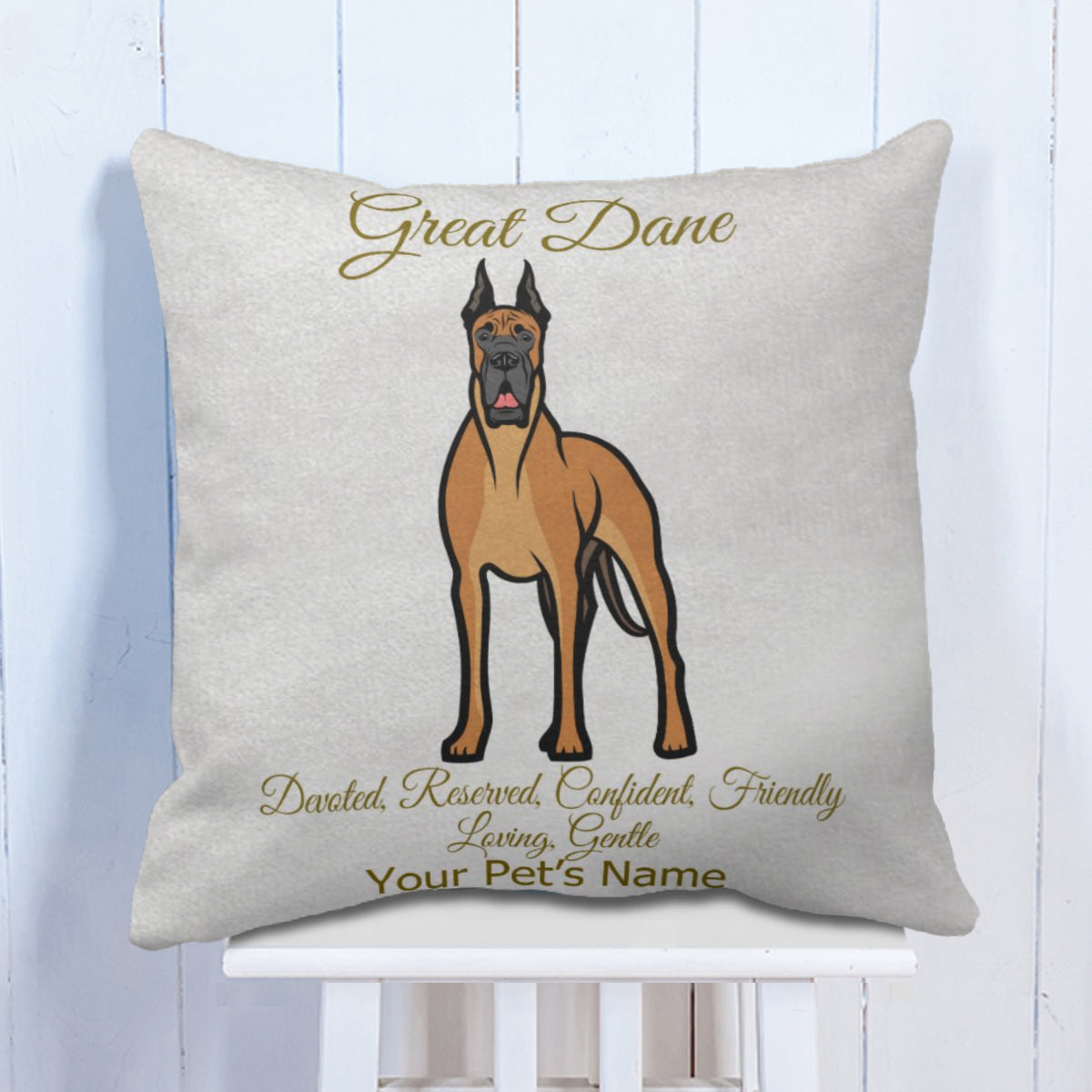 Personalised Great Dane Cushion