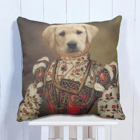 The Queen Personalised Pet Cushion
