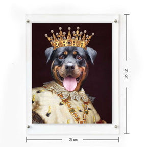 Personalized His Highness Digital Portrait Photo Frame