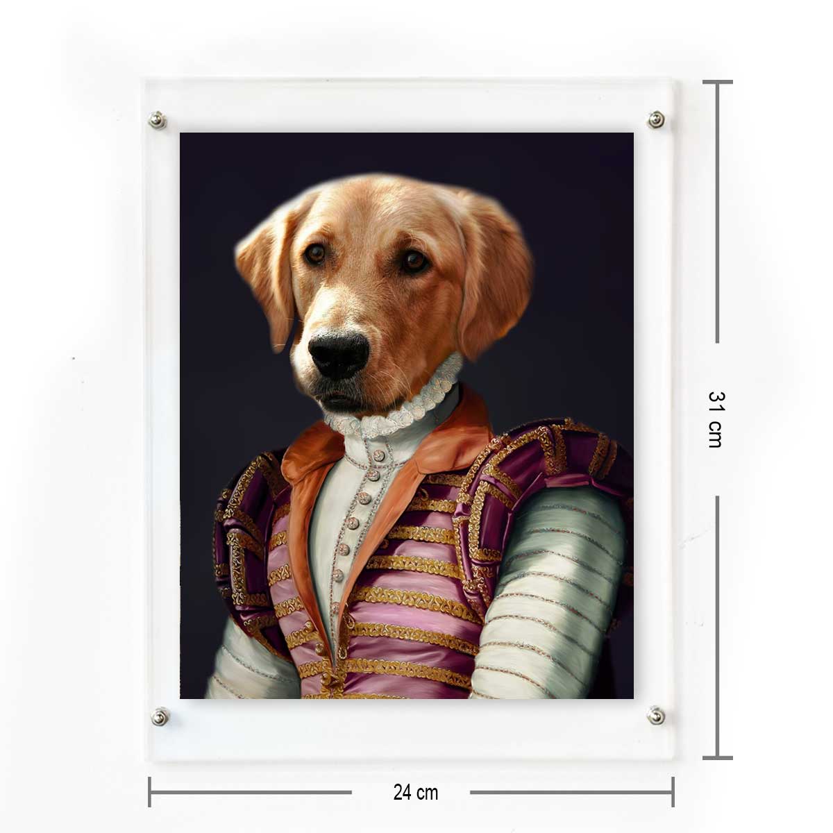 The Prince Pet Digital Portrait Photo Frame