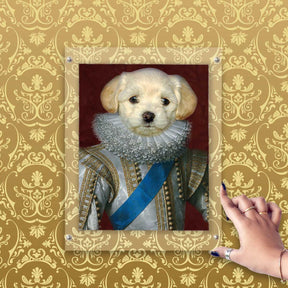 Renaissance Nobleman Digital Portrait Photo Frame