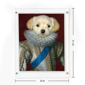 Personalised Renaissance Nobleman Digital Portrait Photo Frame