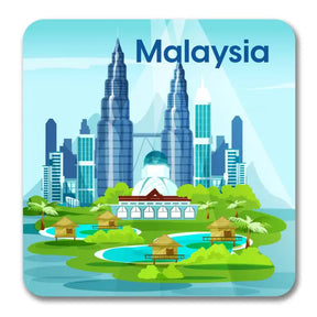 Malaysia Skyline Souvenir Magnet