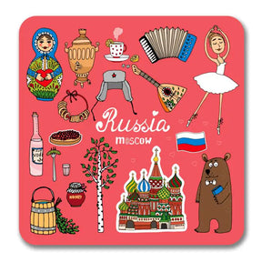 Russia Icons Souvenir Magnet