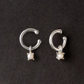 Pearl Press Earrings