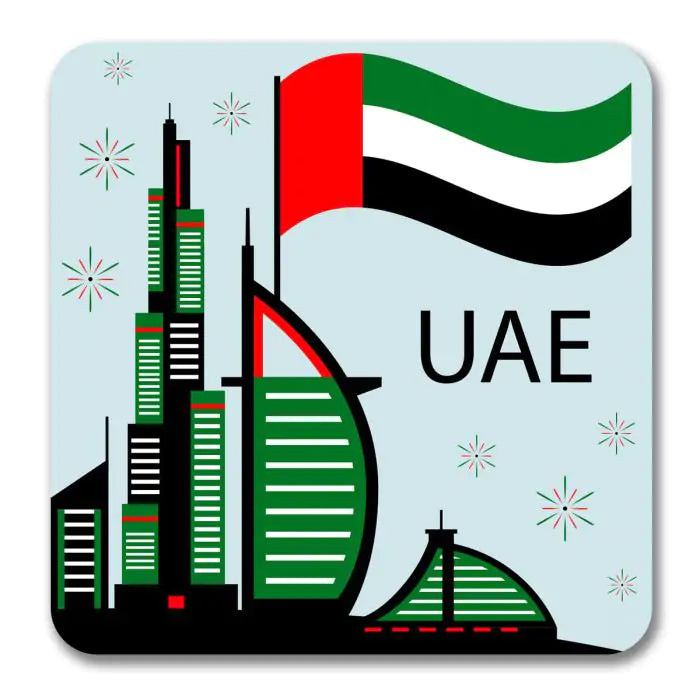 UAE Skyline Souvenir Magnet