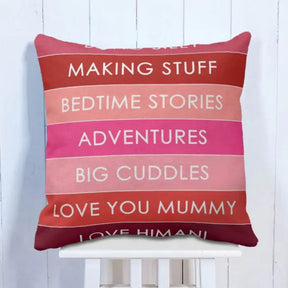 Personalised Mom's Cuddle Cushion