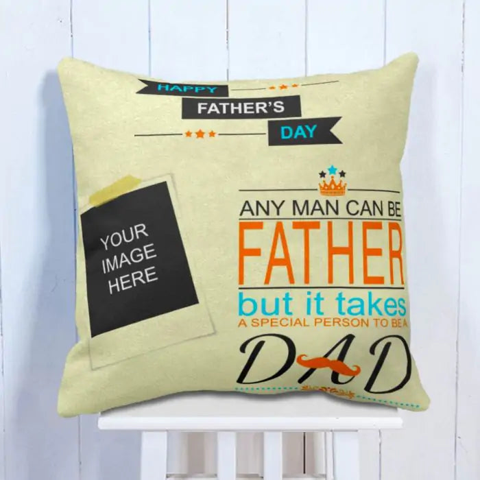 Personalised Special Dad Printed Cushion