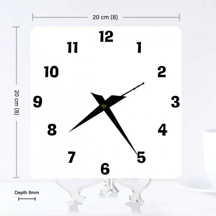 Personalised Bride And Groom Clock