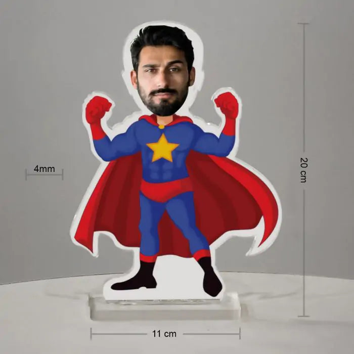 Personalised Superman Picture Stand