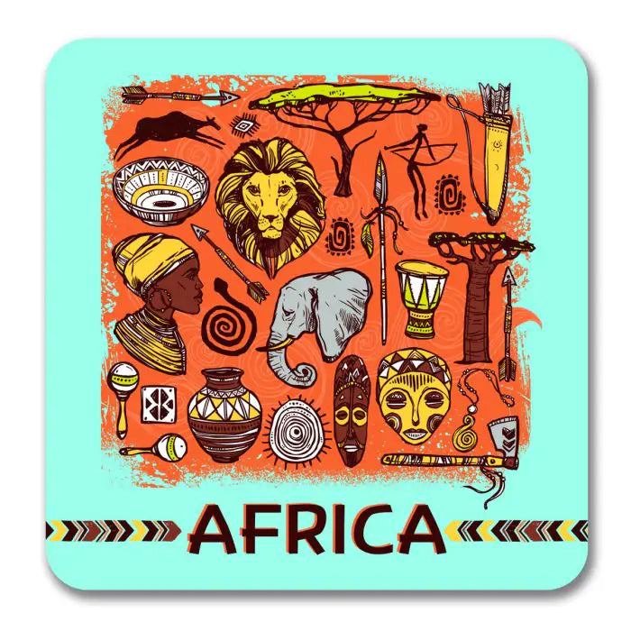 Africa Icons Souvenir Magnet-1