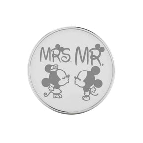 Stylish Cute Charm Mr & Mrs Silver Coins