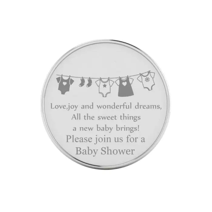 Lovely Customized Baby Shower Coins