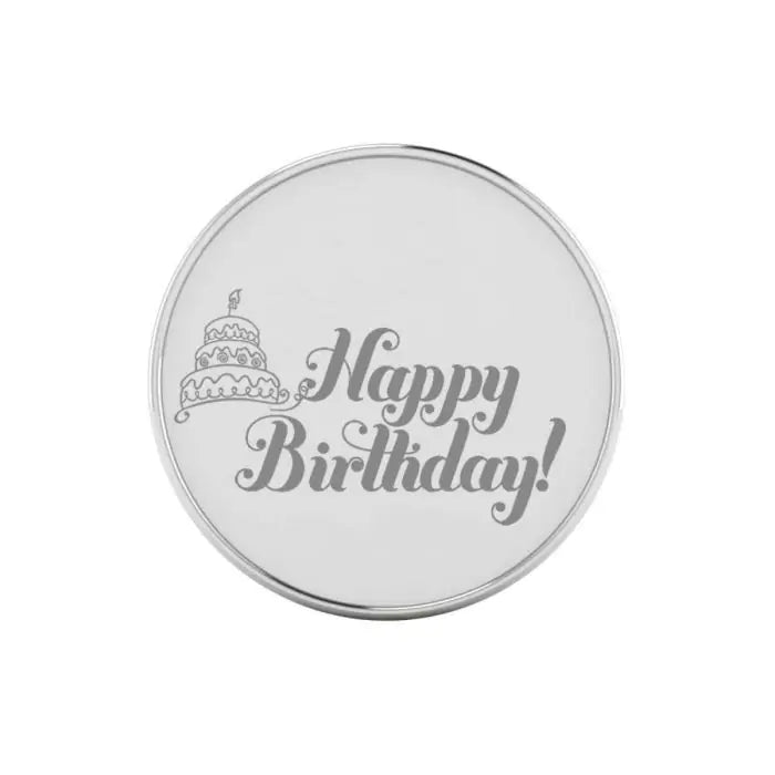 Personalised Photo Engraved Silver Coin