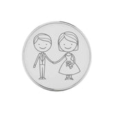 Love And Love Only Wedding Silver Coins